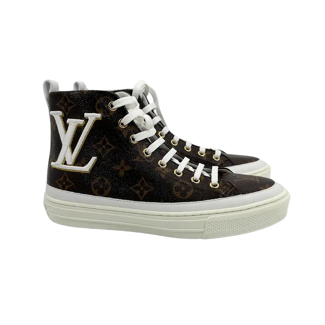 Louis Vuitton Patent Monogram Stellar Sneaker Boots 1A4X32 / ungetragen Louis Vuitton