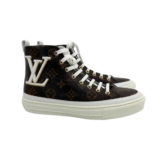 Louis Vuitton Patent Monogram Stellar Sneaker Boots 1A4X32 / ungetragen Louis Vuitton