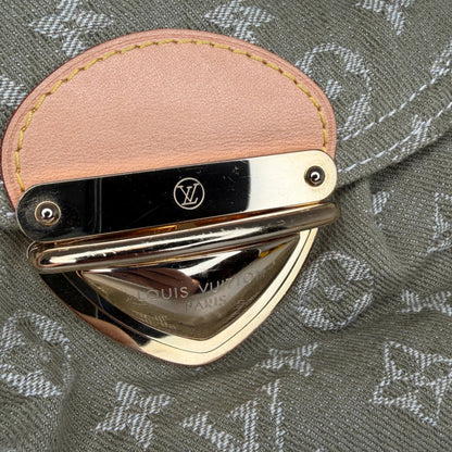 Louis Vuitton Sunset Boulevard Monogram Denim Vert Kaki Grün Gold Louis Vuitton