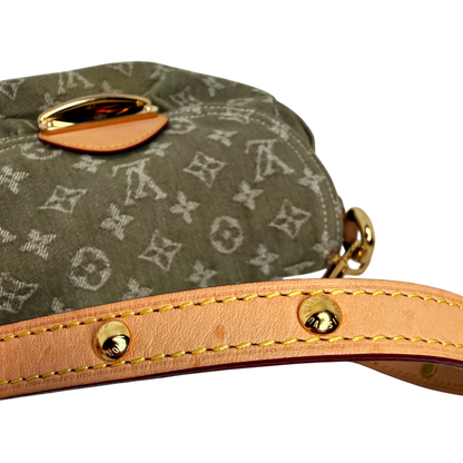 Louis Vuitton Sunset Boulevard Monogram Denim Vert Kaki Grün Gold Louis Vuitton
