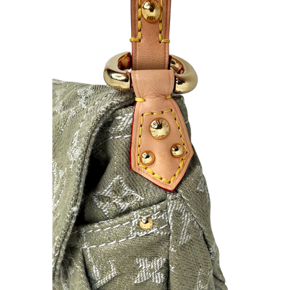Louis Vuitton Sunset Boulevard Monogram Denim Vert Kaki Grün Gold Louis Vuitton