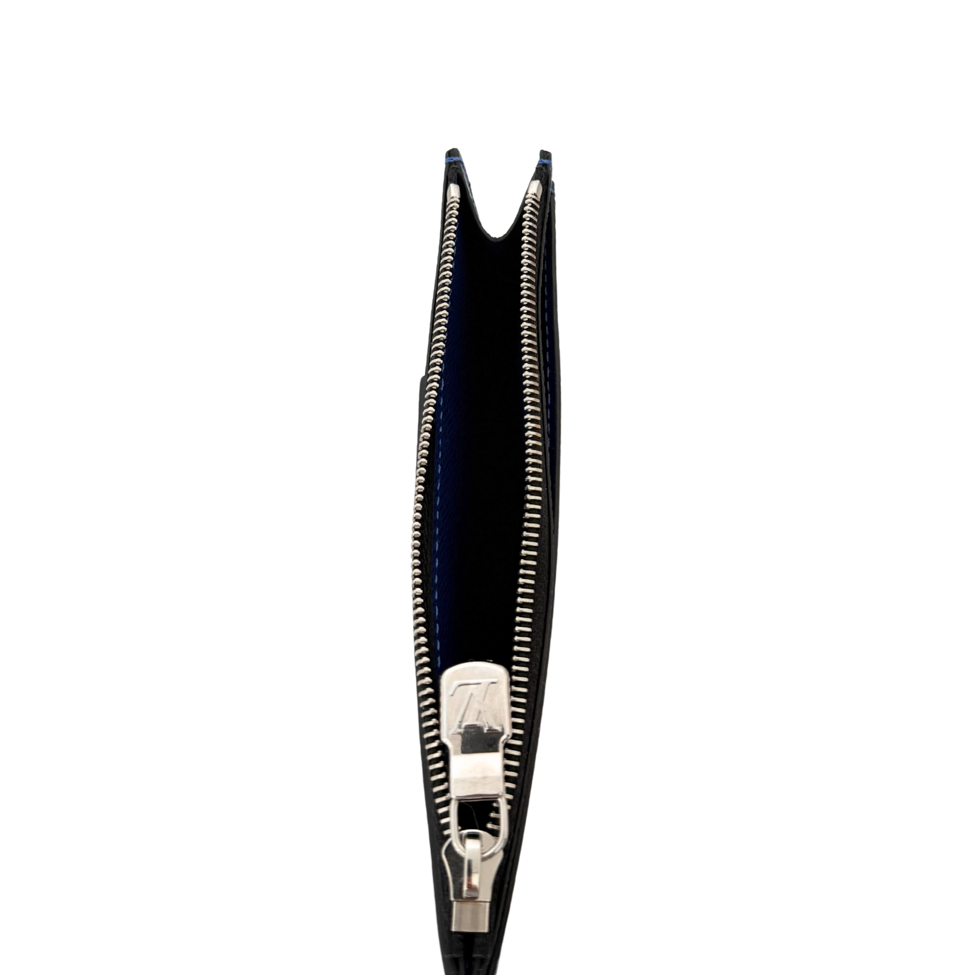 Louis Vuitton Taigarama Kartenetui M30270 Blau / neuwertig Louis Vuitton