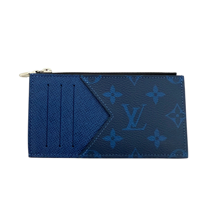 Louis Vuitton Taigarama Kartenetui M30270 Blau / neuwertig Louis Vuitton