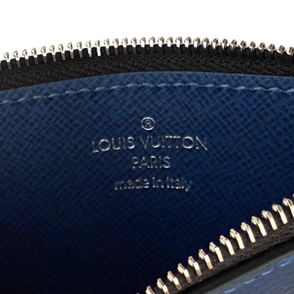 Louis Vuitton Taigarama Kartenetui M30270 Blau / neuwertig Louis Vuitton