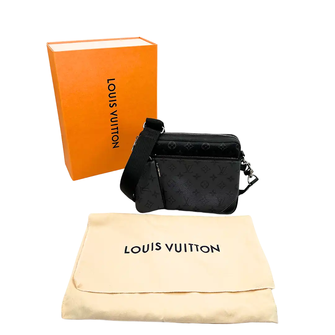 Louis Vuitton Trio Messenger Bag Monogram Eclipse M69443 Fullset / sehr gut Louis Vuitton