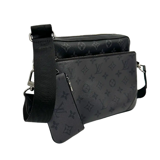 Louis Vuitton Trio Messenger Bag Monogram Eclipse M69443 Fullset / sehr gut Louis Vuitton