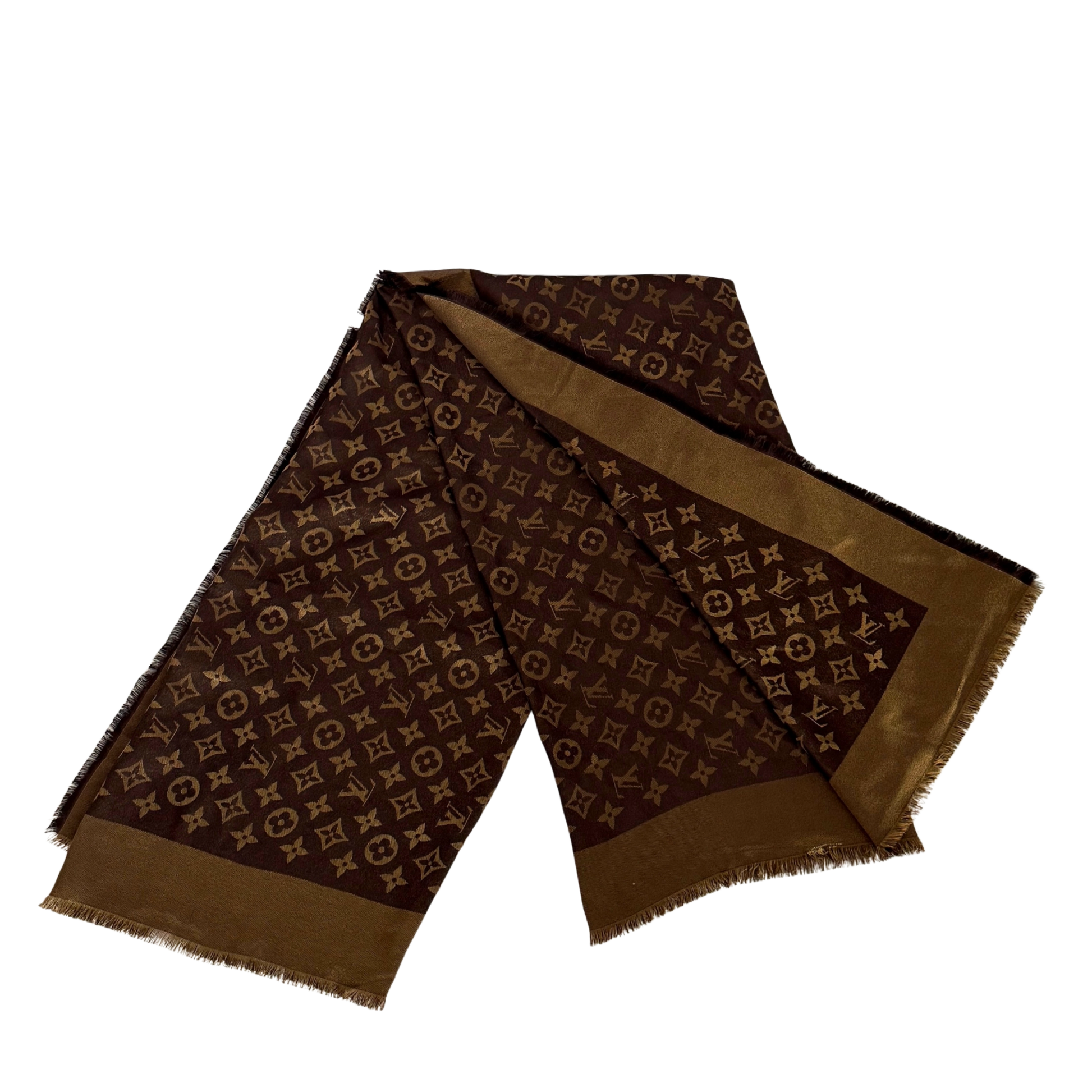 Louis Vuitton Monogram Shine Tuch Braun Gold  / neuwertig Louis Vuitton