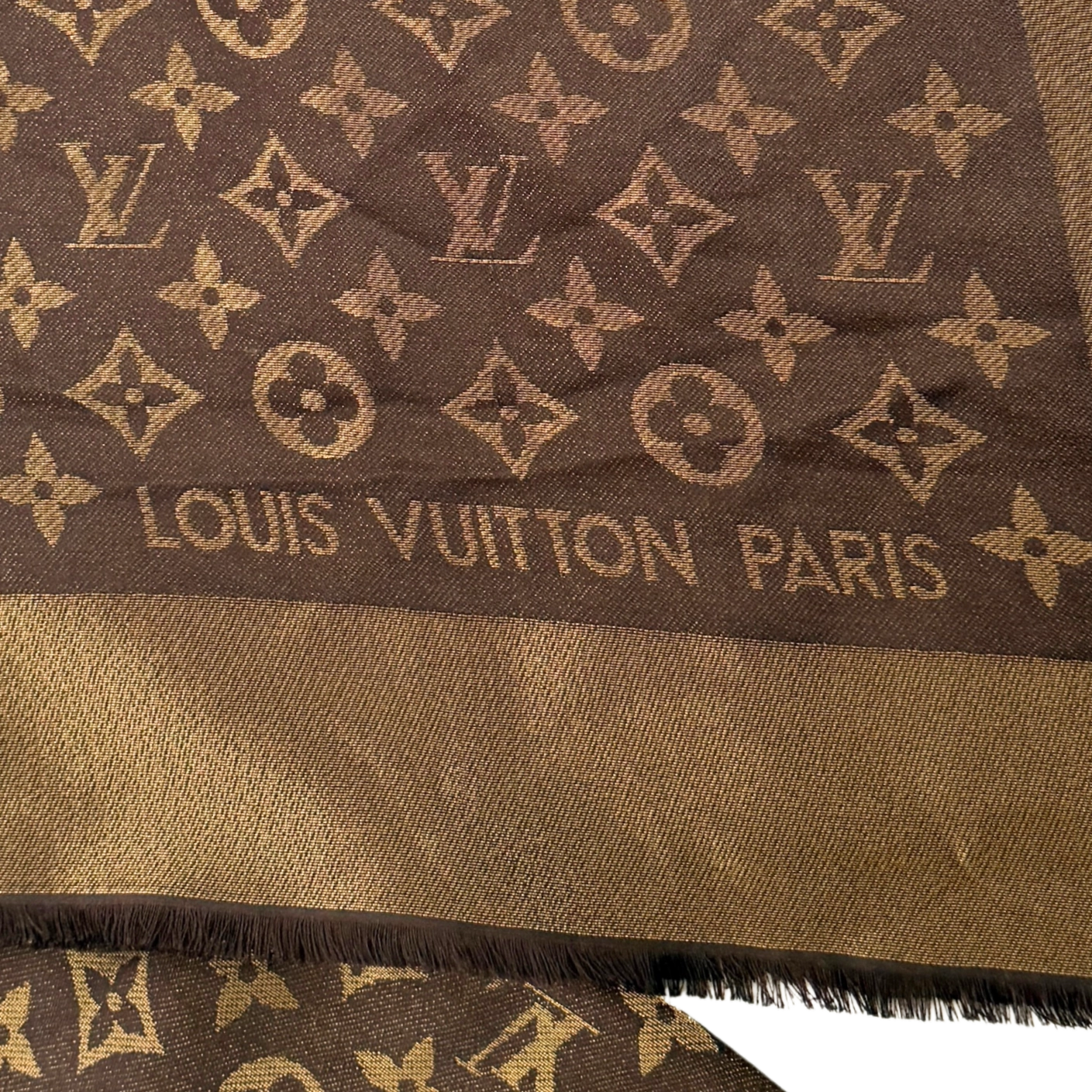 Louis Vuitton Monogram Shine Tuch Braun Gold  / neuwertig Louis Vuitton