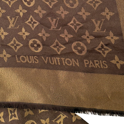 Louis Vuitton Monogram Shine Tuch Braun Gold  / neuwertig Louis Vuitton