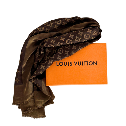Louis Vuitton Monogram Shine Tuch Braun Gold  / neuwertig Louis Vuitton