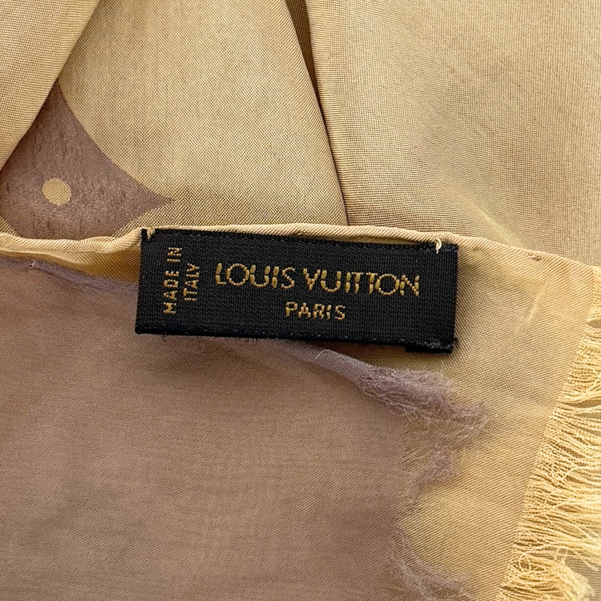 Louis Vuitton Seidenschal Shine Gold  / neuwertig Louis Vuitton
