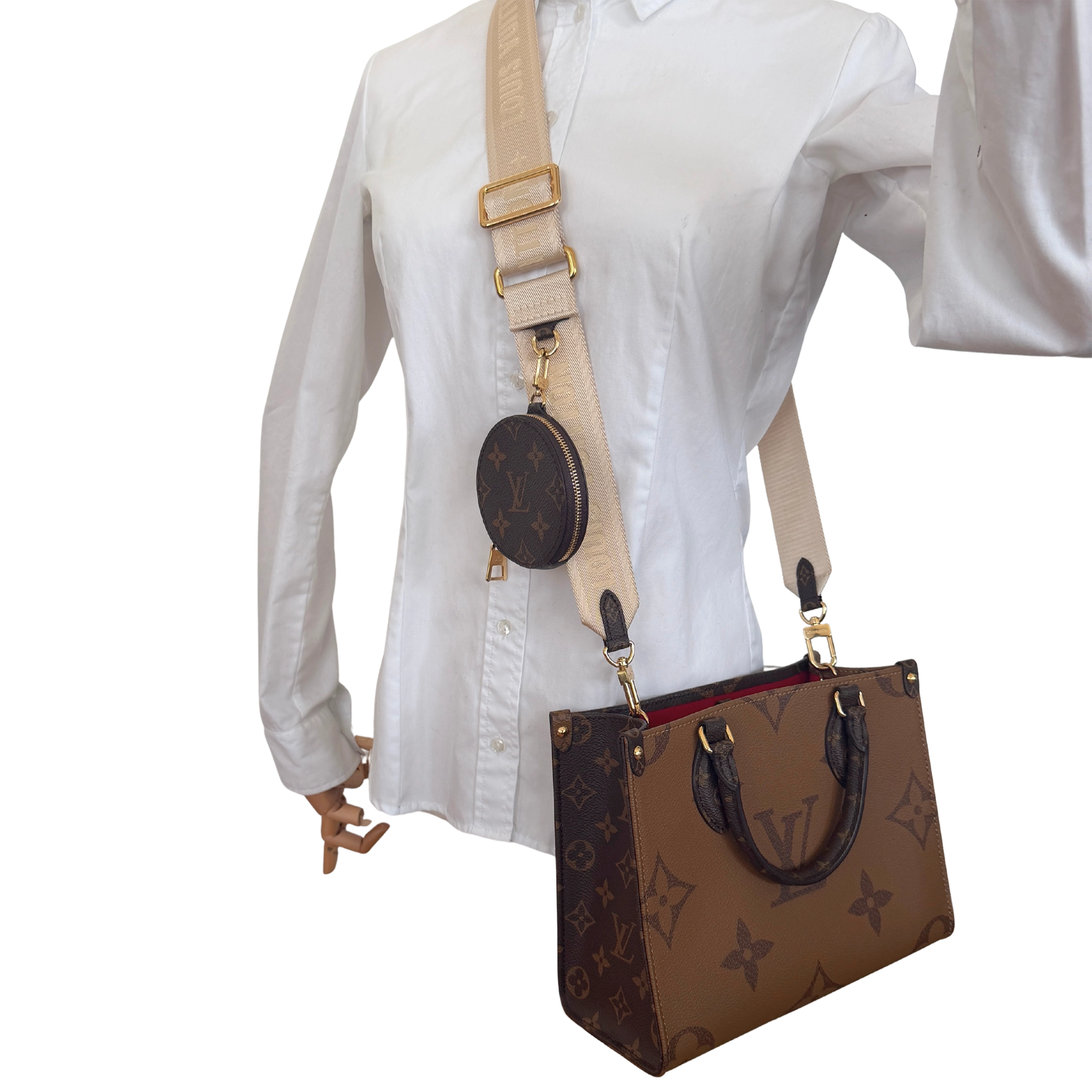 Louis Vuitton OnTheGo PM Monogram Reverse Canvas M46373 / neuwertig Louis Vuitton