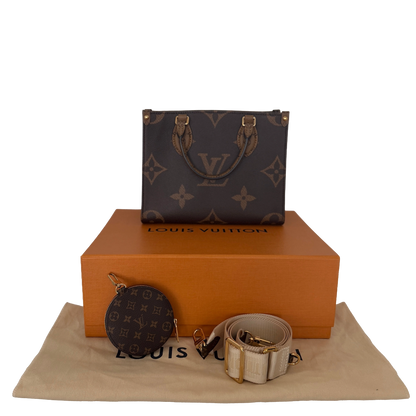 Louis Vuitton OnTheGo PM Monogram Reverse Canvas M46373 / neuwertig Louis Vuitton