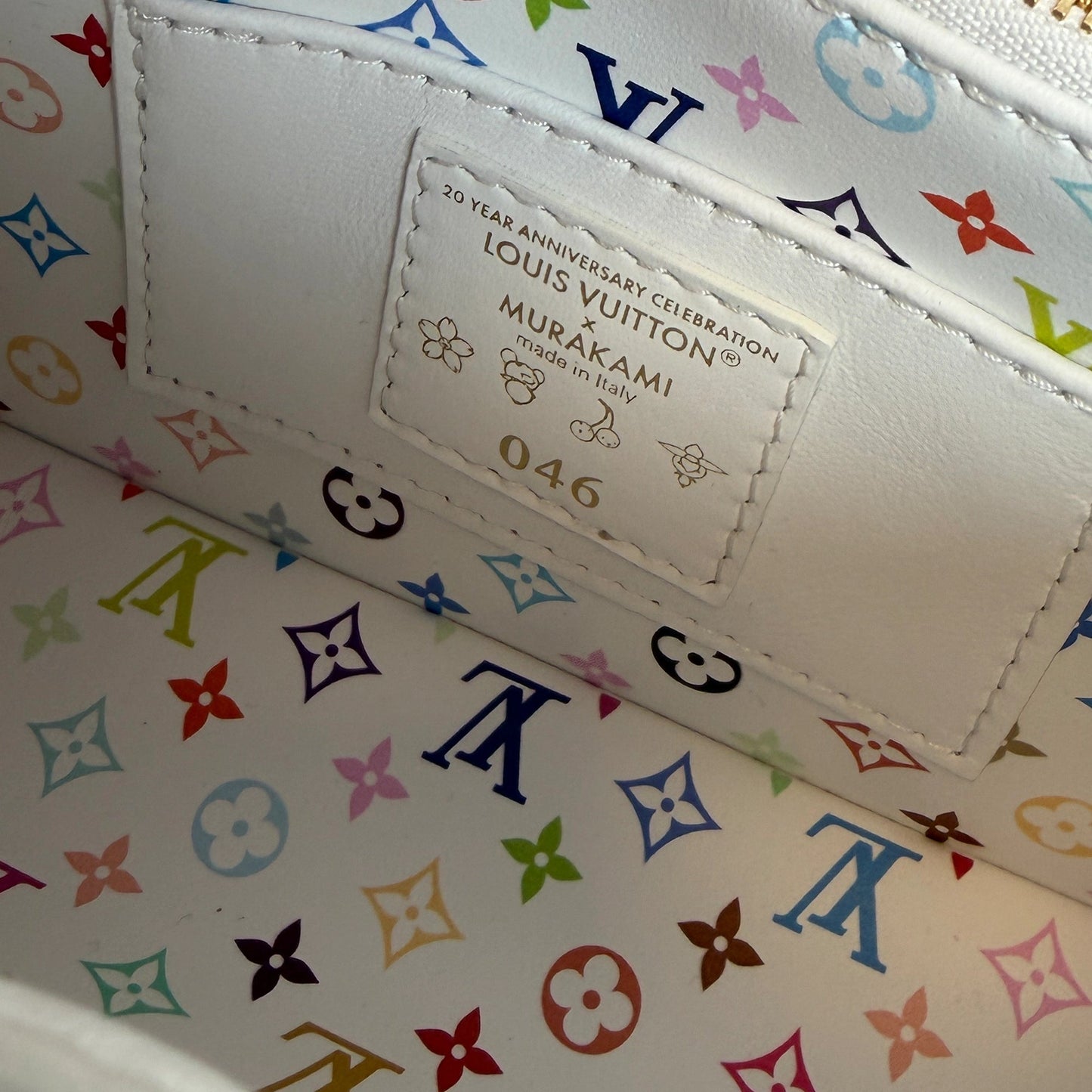 Louis Vuitton x Takashi Murakami Capucines BB Weiß Fullset / neuwertig Louis Vuitton