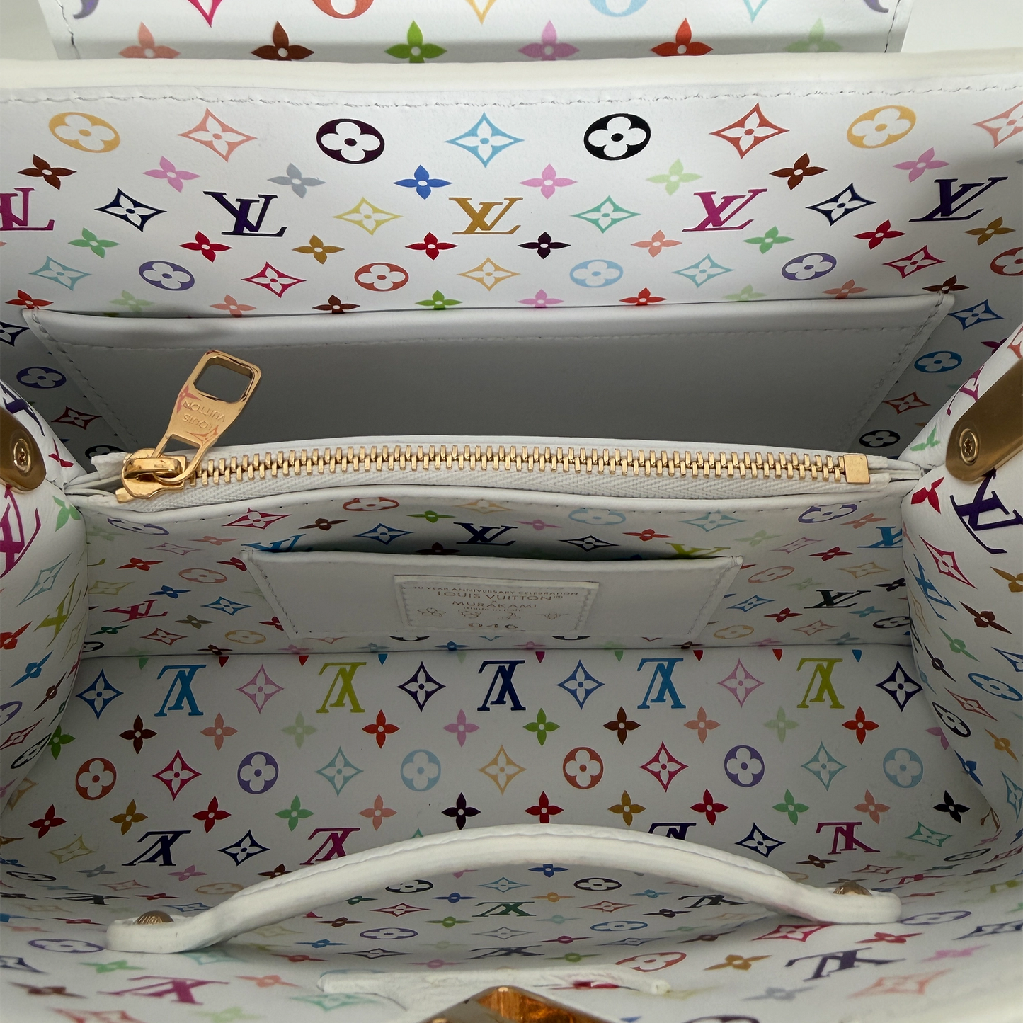 Louis Vuitton x Takashi Murakami Capucines BB Weiß Fullset / neuwertig Louis Vuitton