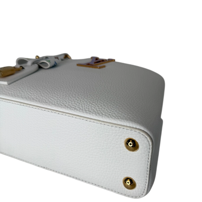 Louis Vuitton x Takashi Murakami Capucines BB Weiß Fullset / neuwertig Louis Vuitton