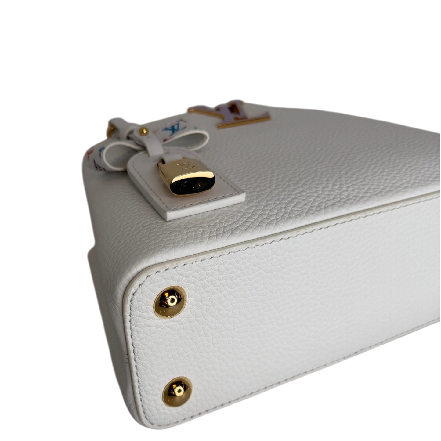 Louis Vuitton x Takashi Murakami Capucines BB Weiß Fullset / neuwertig Louis Vuitton