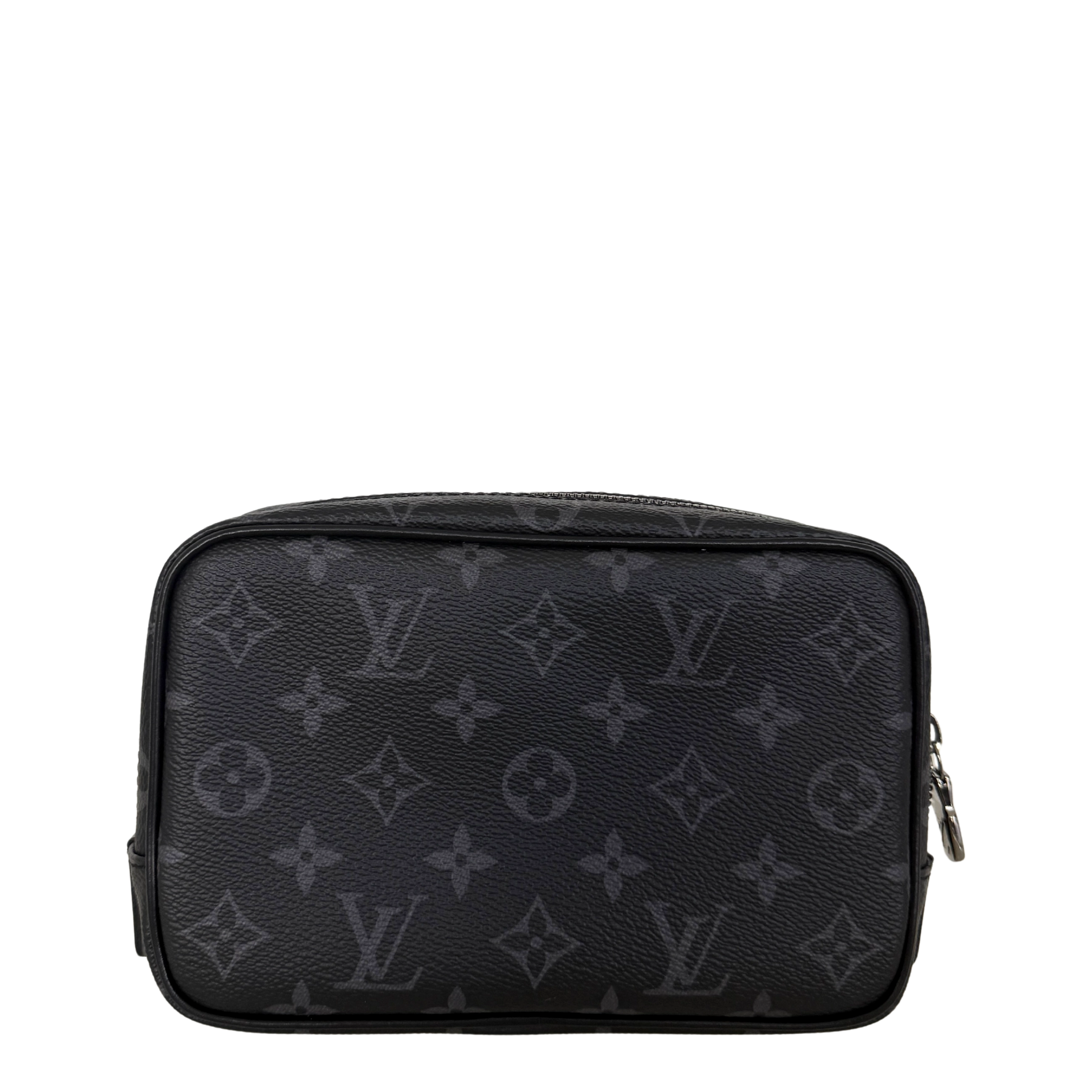 Louis Vuitton Poche Toilette PM Monogram Eclipse Canvas Kulturtasche M46577 Schwarz / neuwertig Louis Vuitton
