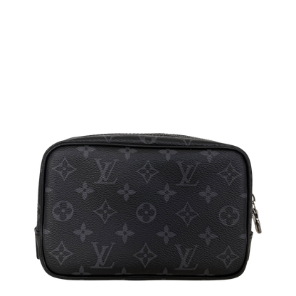 Louis Vuitton Poche Toilette PM Monogram Eclipse Canvas Kulturtasche M46577 Schwarz / neuwertig Louis Vuitton