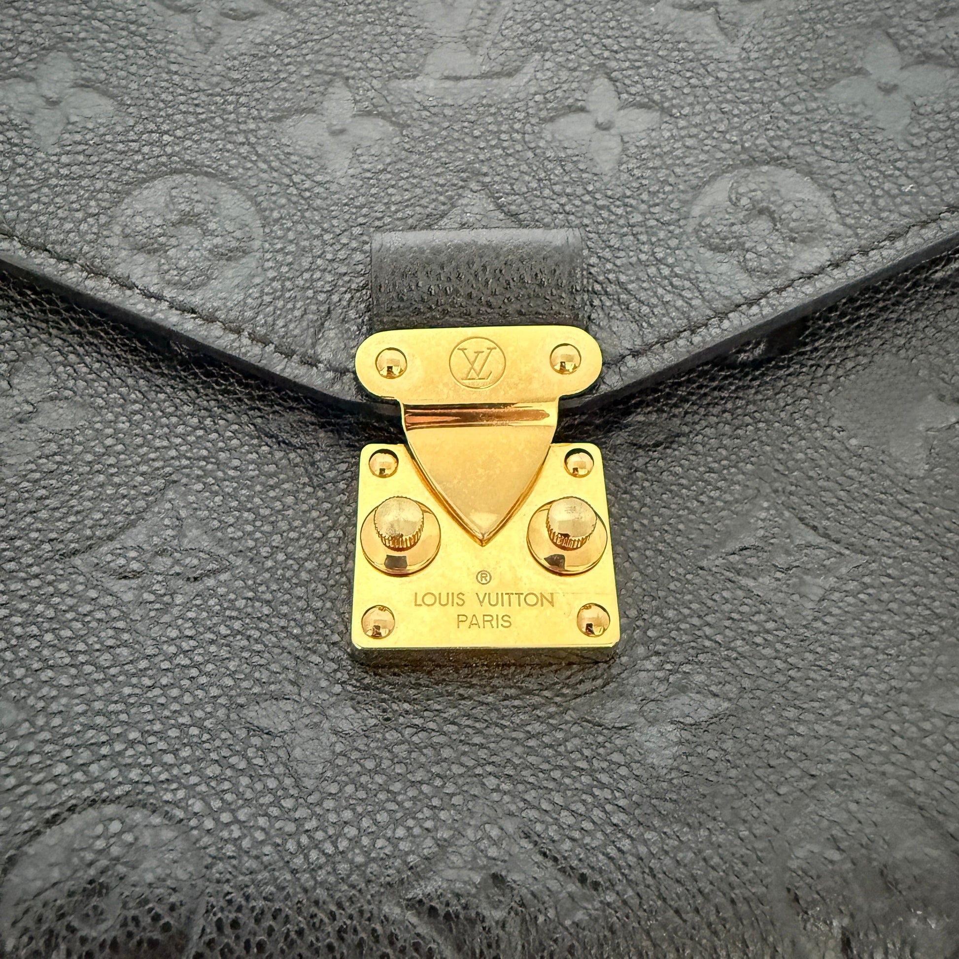 Louis Vuitton Pochette Métis Empreinte Leder M41487 Schwarz Fullset / sehr gut Louis Vuitton