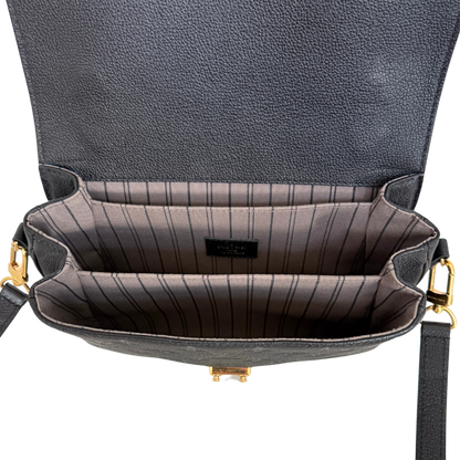 Louis Vuitton Pochette Métis Empreinte Leder M41487 Schwarz Fullset / sehr gut Louis Vuitton