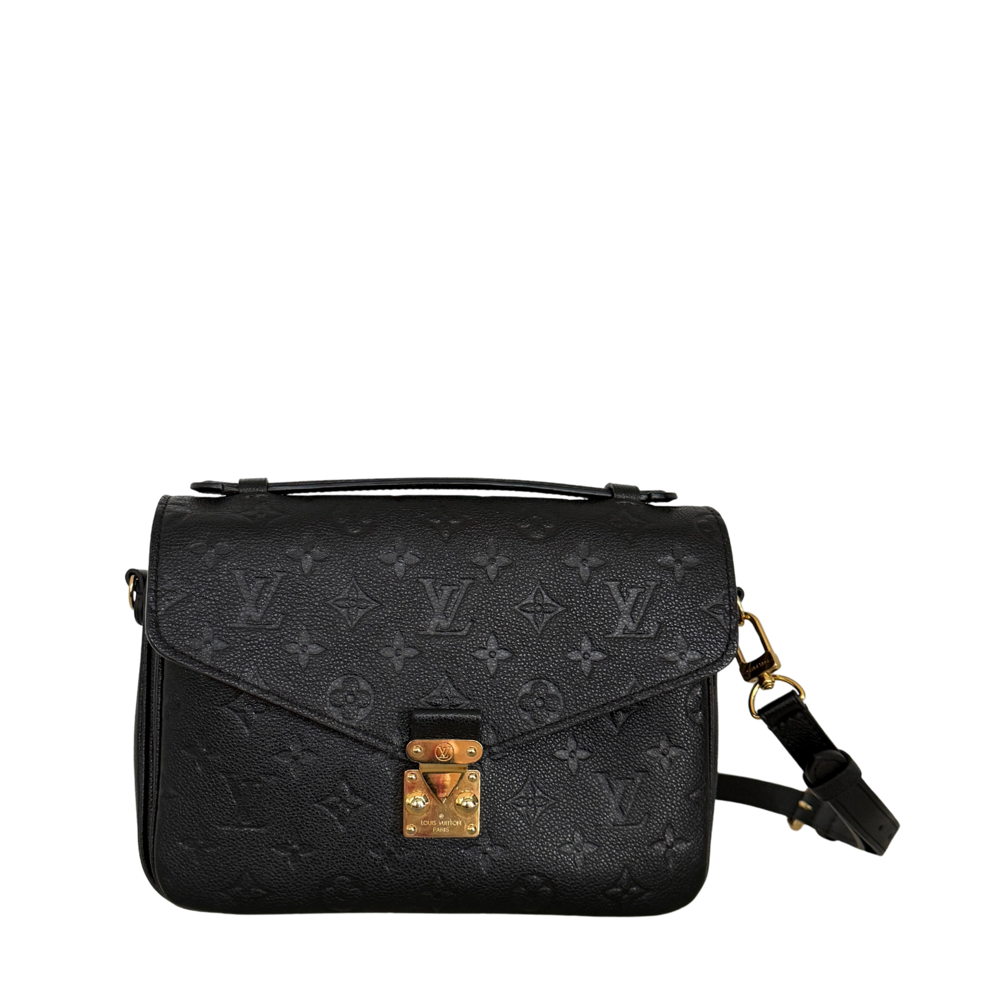 Louis Vuitton Pochette Métis Empreinte Leder M41487 Schwarz Fullset / sehr gut Louis Vuitton