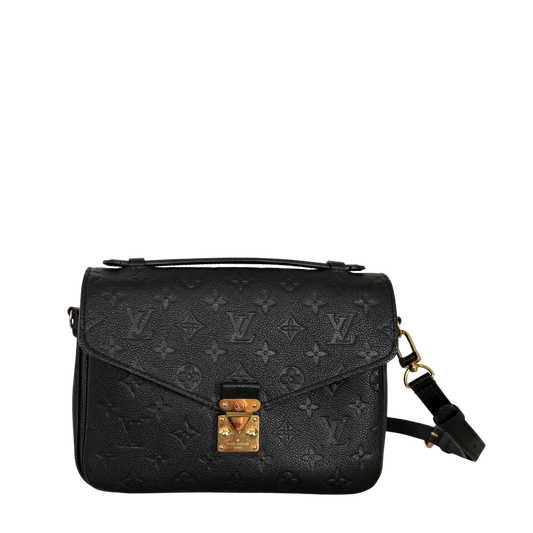 Louis Vuitton Pochette Métis Empreinte Leder M41487 Schwarz Fullset / sehr gut Louis Vuitton