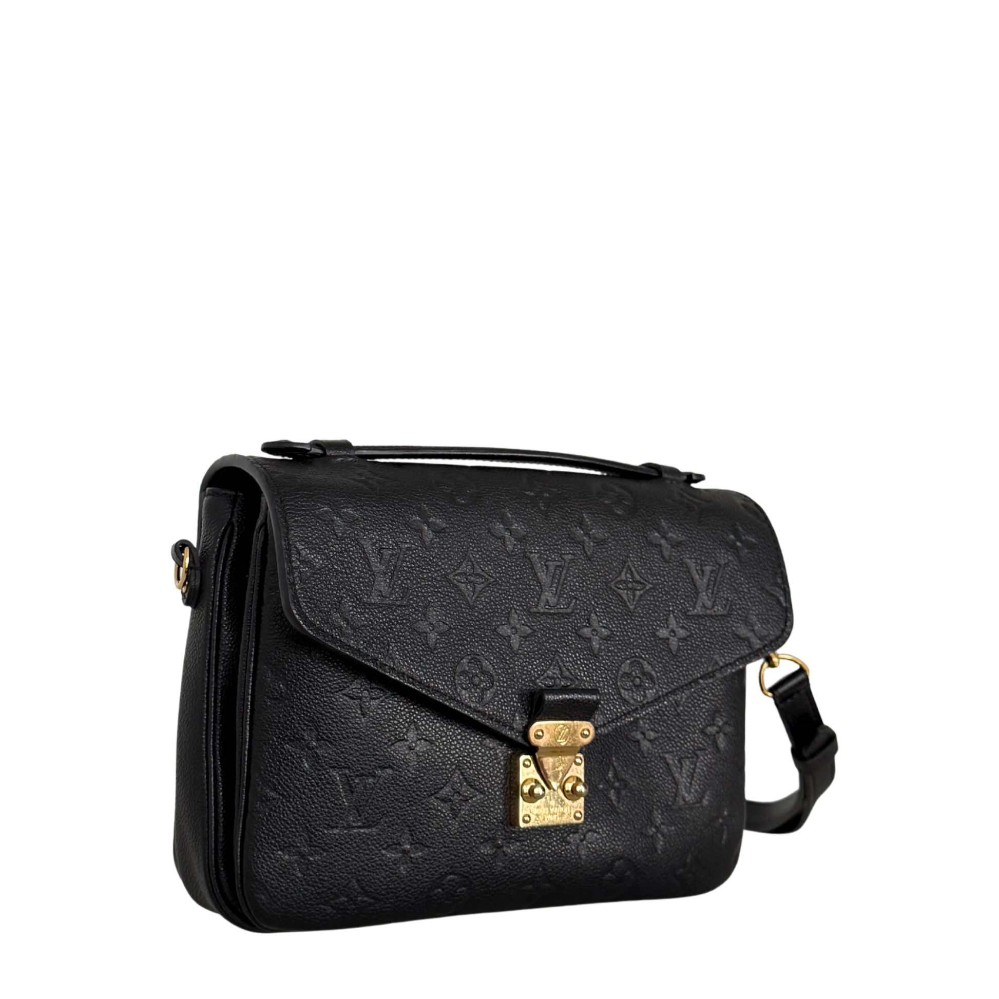 Louis Vuitton Pochette Métis Empreinte Leder M41487 Schwarz Fullset / sehr gut Louis Vuitton