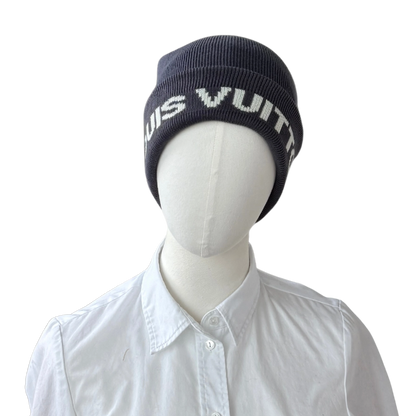 Louis Vuitton Cup Mütze Beanie Dunkelblau  / sehr gut Louis Vuitton
