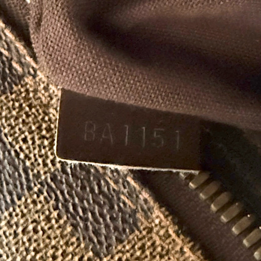 Louis Vuittons Porte Documents Voyage GM Damier Ebene Braun / gut Louis Vuitton