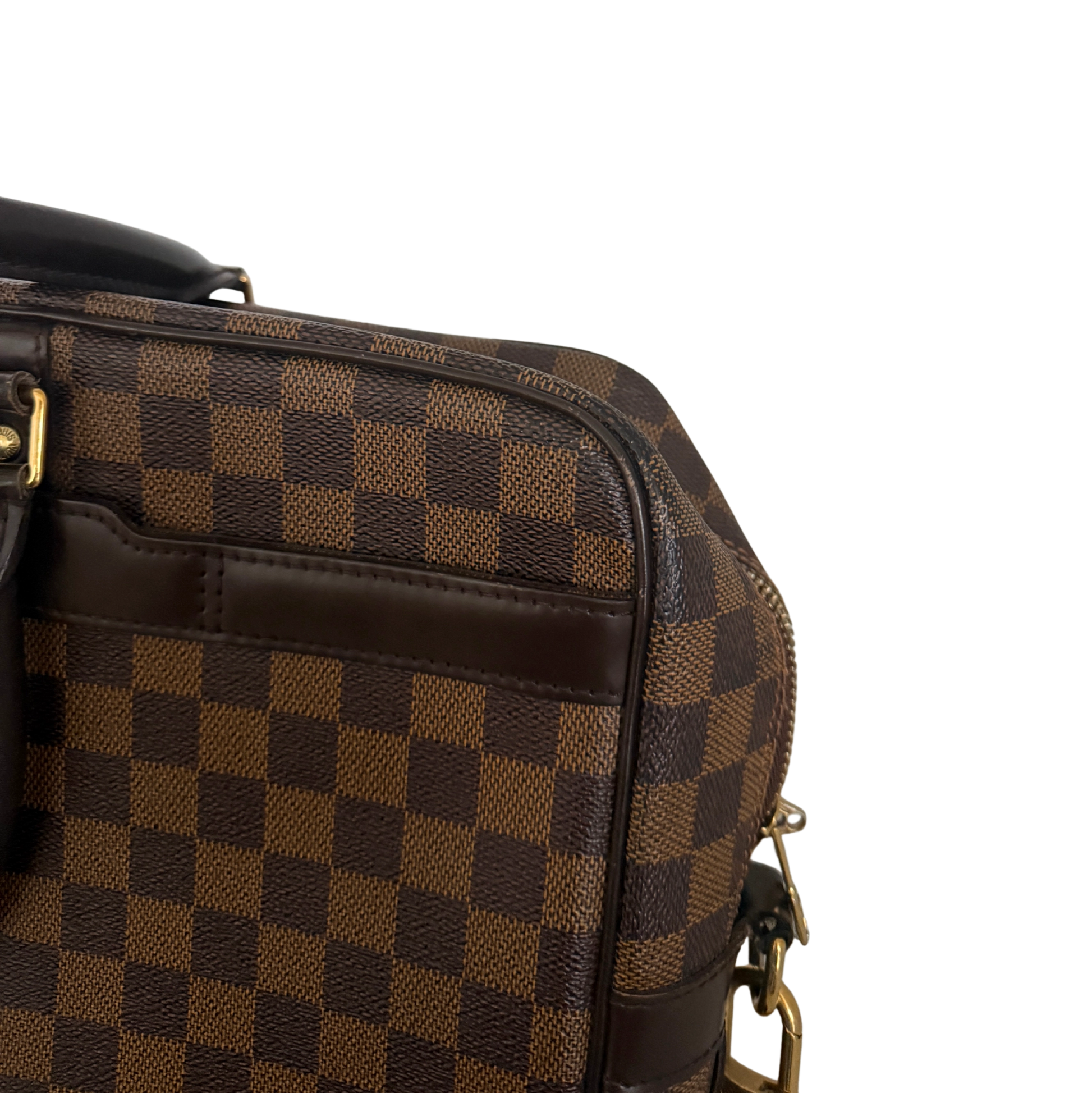 Louis Vuittons Porte Documents Voyage GM Damier Ebene Braun / gut Louis Vuitton