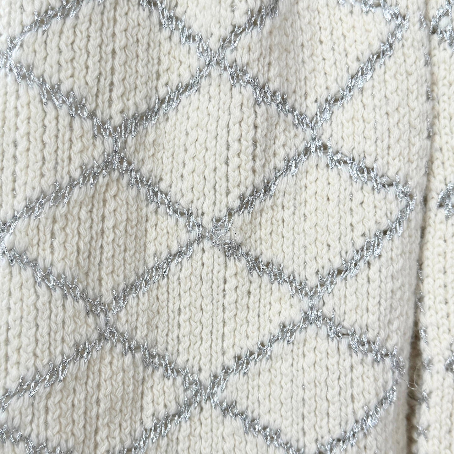 Louis Vuitton Strickschal Creme Beige  / sehr gut Louis Vuitton