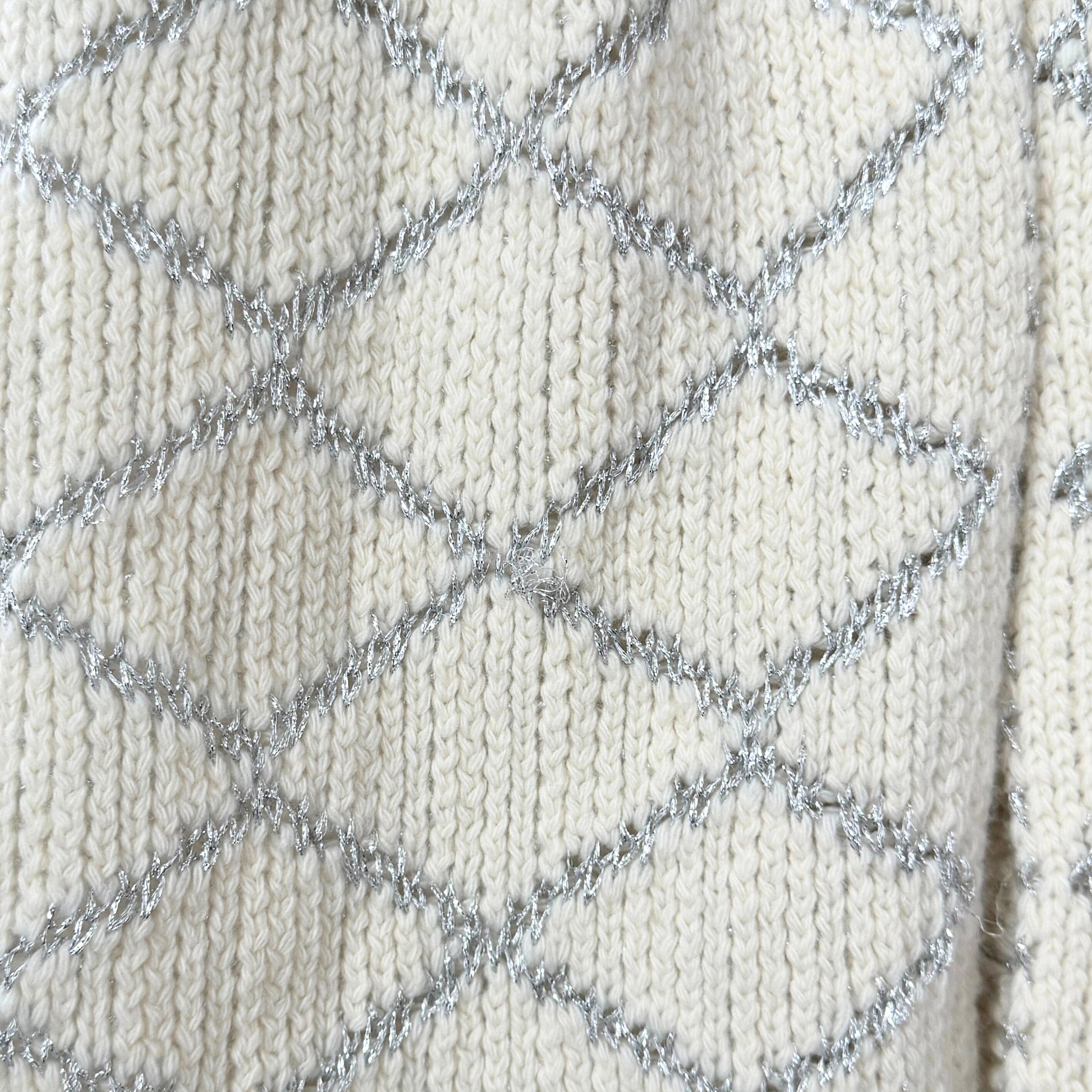 Louis Vuitton Strickschal Creme Beige  / sehr gut Louis Vuitton