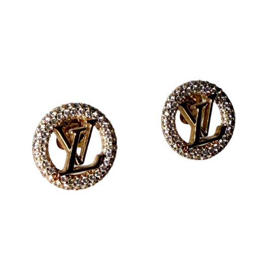 Louis Vuitton Louise By Night Ohrringe Gold Fullset / neuwertig