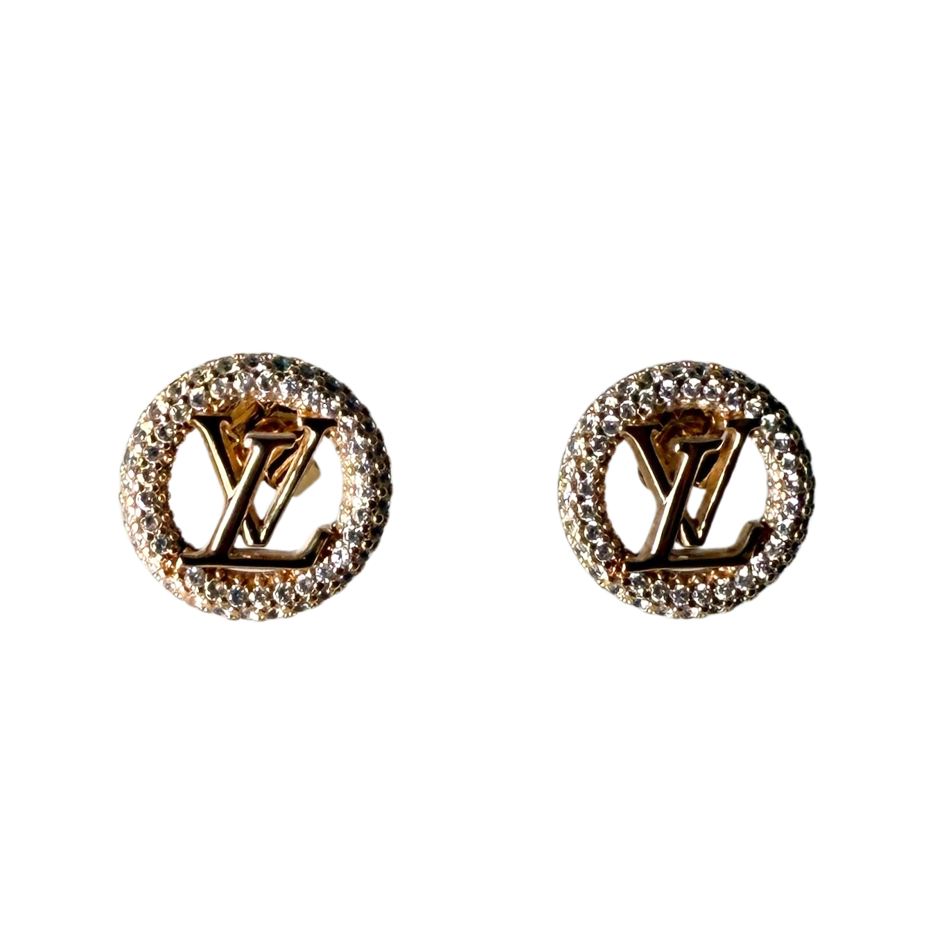 Louis Vuitton Louise By Night Ohrringe Gold Fullset / neuwertig