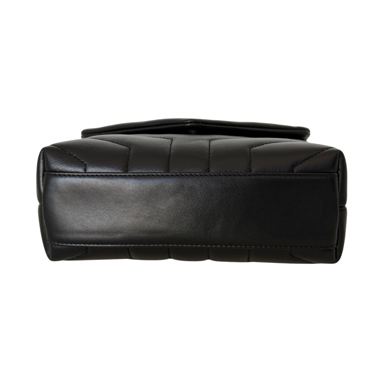 Saint Laurent Loulou Toy Schwarz silberne Hardware / neuwertig Saint Laurent