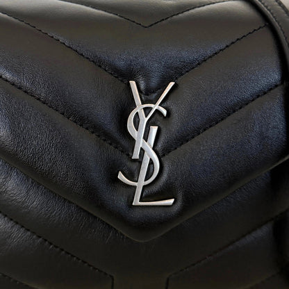 Saint Laurent Loulou Toy Schwarz silberne Hardware / neuwertig Saint Laurent