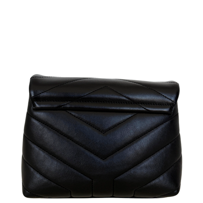 Saint Laurent Loulou Toy Schwarz silberne Hardware / neuwertig Saint Laurent
