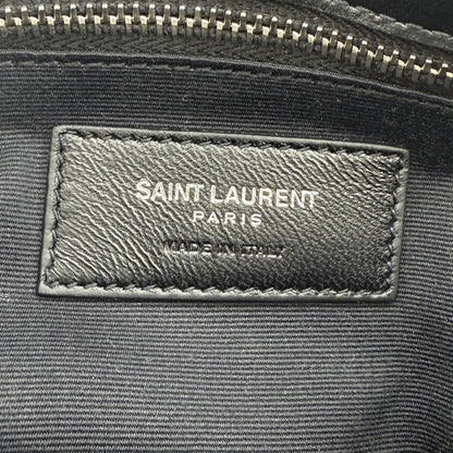 Saint Laurent Loulou Toy Schwarz silberne Hardware / neuwertig Saint Laurent