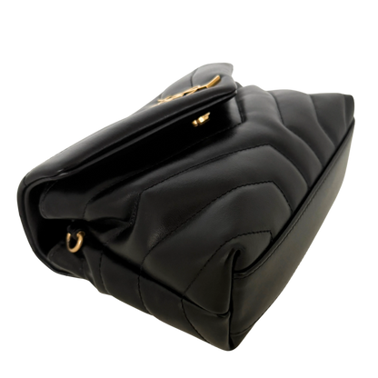 Saint Laurent LouLou Toy Schwarz goldene Hardware / sehr gut Saint Laurent