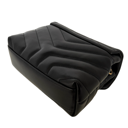 Saint Laurent LouLou Toy Schwarz goldene Hardware / sehr gut Saint Laurent
