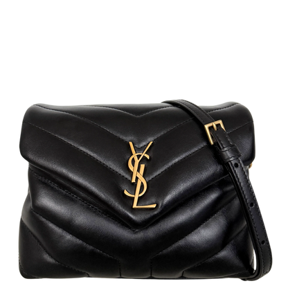 Saint Laurent LouLou Toy Schwarz goldene Hardware / sehr gut Saint Laurent