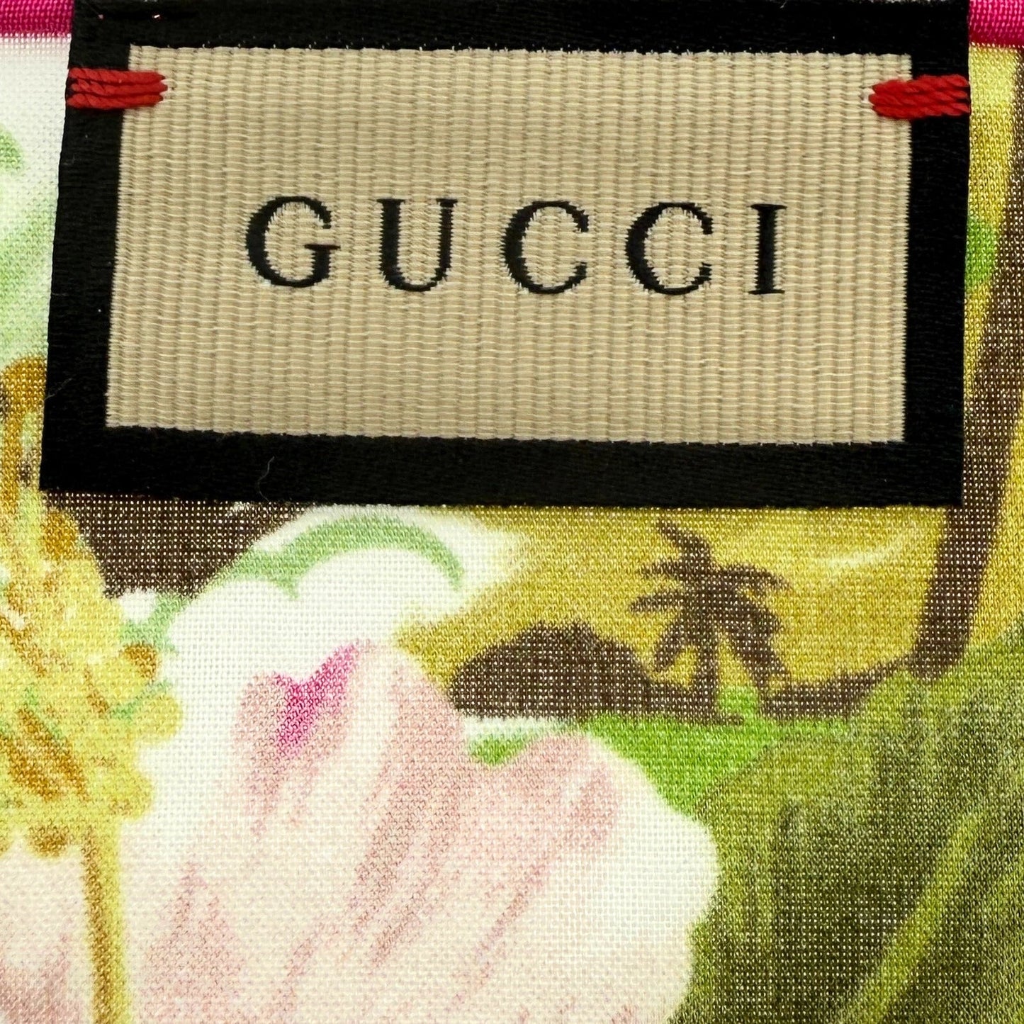 Gucci Love Parade Tuch Grün / neuwertig Gucci