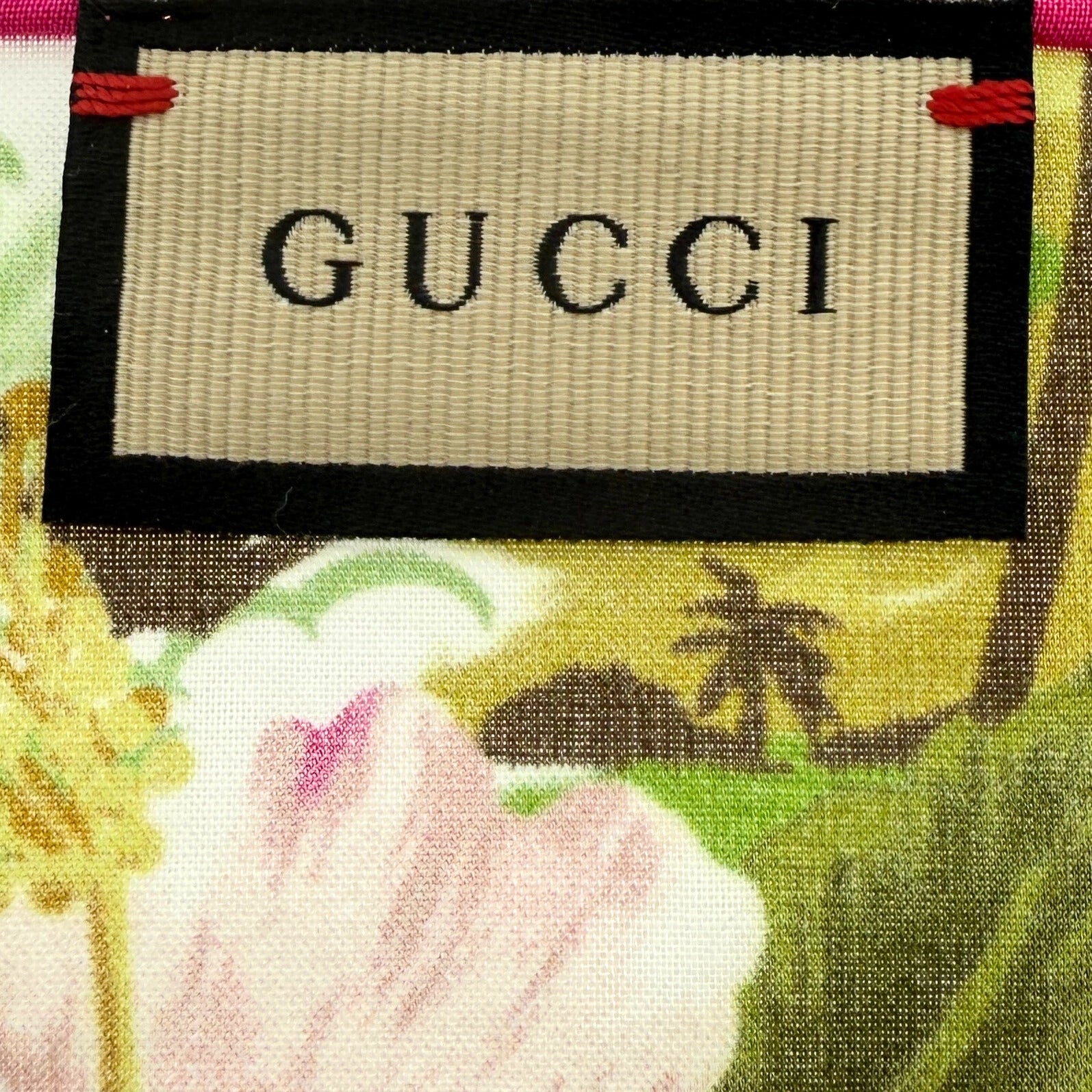 Gucci Love Parade Tuch Grün / neuwertig Gucci