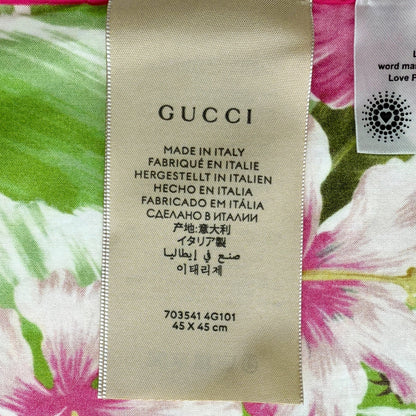 Gucci Love Parade Tuch Grün / neuwertig Gucci