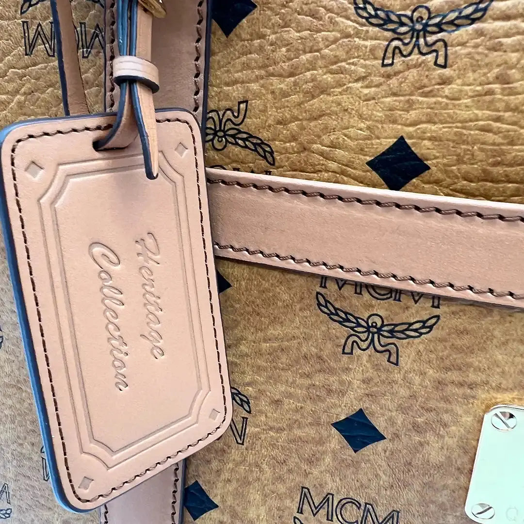 MCM Heritage Shopper Tasche Viseots sehr gut Echtheitscheck