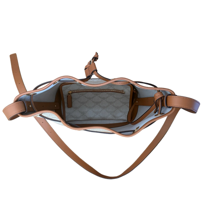 MCM Himmel Kordelzugtasche in Lauretos beige / neuwertig MCM