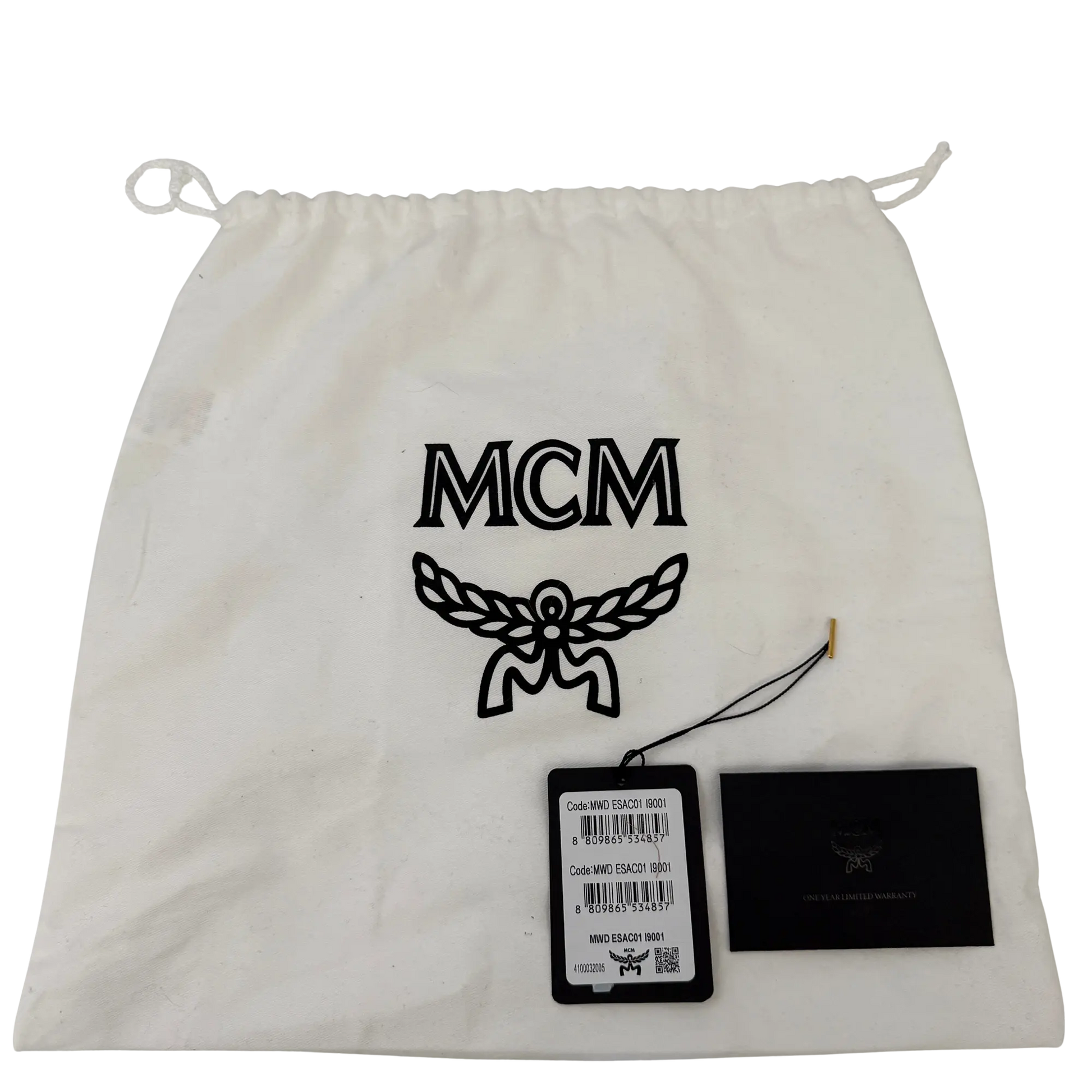MCM Himmel Kordelzugtasche in Lauretos beige / neuwertig MCM