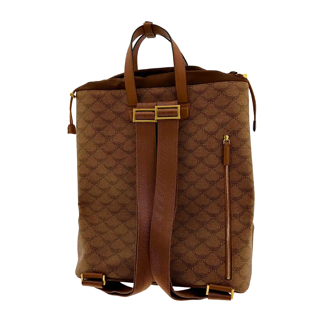 MCM Himmel Lauretos Backback Medium Cognac Unisex / ungetragen MCM