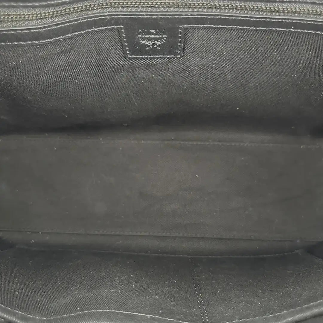 MCM Laptop Tasche schwarz Canvas / gut MCM